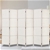 Artiss 6 Panel Room Divider Privacy Screen Rattan Timber Woven Stand White