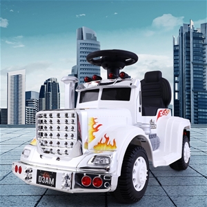 Rigo Kids Ride On Truck - White