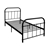 Artiss Metal Bed Frame Single Mattress Base Platform Foundation Black