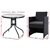 Gardeon Patio Furniture Dining Chairs Table Setting Bistro Cafe Bar Set
