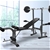 Everfit Multi-Station Weight Bench Press Weights Equipment Incline Black