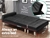 Artiss 3 Seater Sofa Bed Set Ottoman PU Leather Recliner Lounge Couch