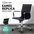 Artiss Eames Replica Premium PU Leather Office Chair Computer Black