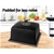 Cefito Kitchen Sink Stone Granite Laundry Top/Undermount Black 450x450mm