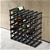 Artiss 42 Bottle Timber Wine Rack Wooden Storage Wall Racks Cellar Black