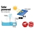 Gardeon 330L/H Submersible Fountain Pump with Solar Panel
