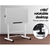 Portable Laptop Desk Computer Table Adjustable Stand Study Office White