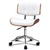 Artiss Executive Wooden Office Chair Leather Computer Seat White