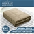 Giselle Bedding Cotton Weighted Blanket Heavy Gravity Sleep Adult 5KG Brown