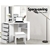 Artiss Corner Dressing Table With Mirror Stool White Mirrors Makeup Tables