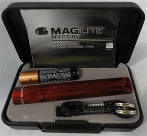 Maglite Solitaire LED Flashlight - Red