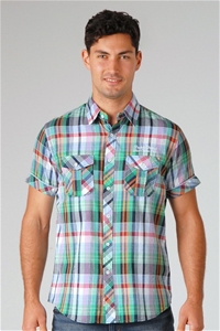 The Fresh Brand Short Sleeve Check Shirt