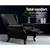 Artiss Recliner Chair Luxury Lounge Armchair Single Sofa Leather Black