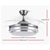 42'' Ceiling Fan Lamp LED Light Retractable Blade Ceiling Fan w/Remote