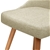 Artiss 2x Replica Dining Chairs Beech Wooden Timber Kitchen Fabric Beige