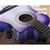 Alpha 34” Inch Guitar Cutaway Wooden 1/2 Size Purple w/ Capo Tuner