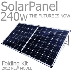 Solar Panel Folding Kit Caravan Camping 