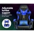 Artiss Gaming Office Chairs Computer Seating Racing Recliner Black Blue
