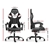Artiss Gaming Office Chairs Computer Seating Racing Recliner Racer Black WH