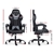 Artiss Office Chair Gaming Chair Computer PU Leather Seat Armrest BlackGrey