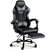 Artiss Office Chair Gaming Chair PU Leather Seat Armrest Black Grey