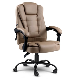 Artiss Massage Office Chair PU Leather R
