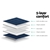 Weighted Blanket Adult 5KG Heavy Gravity Blankets Sleep Anxiety Relief Navy