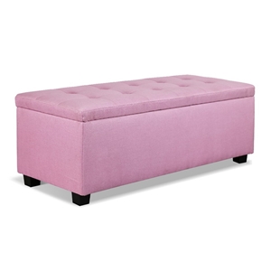 Artiss Premium Storage Ottoman - Pink