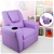 Keezi Kids Recliner Chair Purple PU Leather Sofa Lounge Couch Armchair