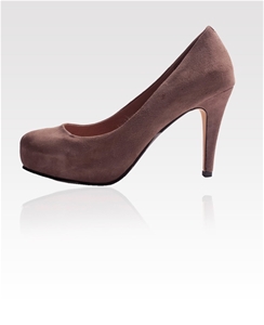 Niclaire Classic Suede Leather Low Heel 