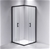1000 x 800mm Sliding Door Nano Safety Glass Shower Screen Della Francesca