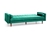 Sofa Bed 3 Seater Button Tufted Lounge Set Couch in Velvet Green Colour