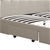 Levede Bed Frame Double Fabric W/ Drawers Wooden Mattress Dark