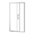 Levede Bath Shower Enclosure Screen Seal Strip Glass Door 1000x1900mm