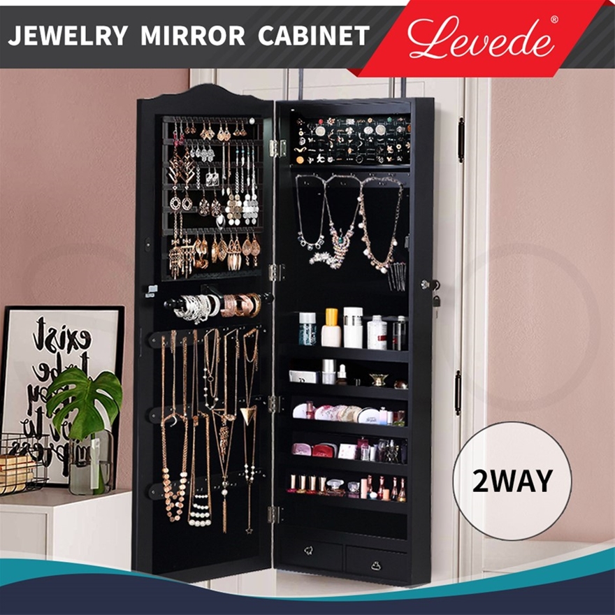 Mirror Jewellery Cabinet Makeup Ear