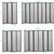 Levede 6 Panel Free Standing Foldable Room Divider Privacy Screen Frame