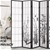 Levede 6 Panel Room Divider Screen Wood Timber Bed Wider Foldable Stand