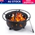 Outdoor Fire Pit BBQ Portable Wood Fireplace Heater Patio Garden Grill