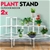 2x Levede Plant Stand Outdoor Indoor Metal 3 Tier Planter Corner Shelf