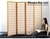 Levede Room Divider Screen 3 Panel Wooden Dividers Timber Stand Natural