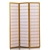 Levede 3 Panel Room Divider Screen Door Stand Wood Fold Natural