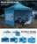 Mountview Gazebo Tent 3x3 Marquee Outdoor Camping Canopy Mesh Side Wall