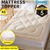 Dreamz Mattress Topper Wool Underlay Reversible Mat Protector King Single