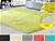 Designer Soft Shag Shaggy Floor Confetti Carpet 300x200cm Green