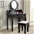 Levede Dressing Table Stool Mirrors Jewellery Tables 3 Drawers Organizer