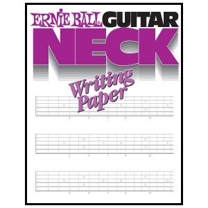 Ernie Ball Guitar Neck Paper Book