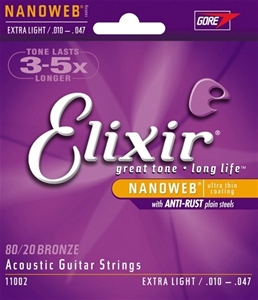 Elixir 11002 Acoustic Guitar Strings Nan