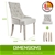 1X French Provincial Oak Leg Chair AMOUR - CREAM
