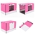42" Cover for Wire Dog Cage - PINK