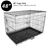48" Foldable Wire Dog Cage with Tray